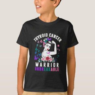 T-shirt Cancer Femme Guerrière Violet rose Ruban Sensibili