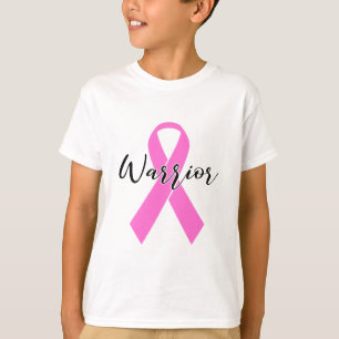 T-shirt Cancer Guerrier T Chemise rose Ribbon Sensibilisat