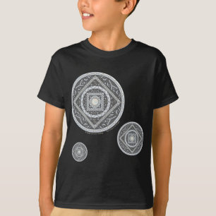 T-shirt Cancer Mandala Chemise foncée pour enfant et bébé