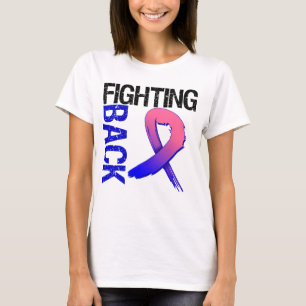 T-shirt Cancer masculin de Breat battant en retraite