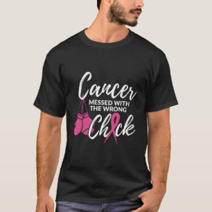 T-shirt Cancer Mis Au Courant Avec Le Mauvais Cancer Du Se