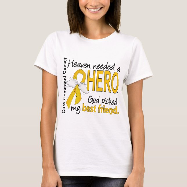 T-shirt Cancer nécessaire d'enfance de meilleur ami de (Devant)