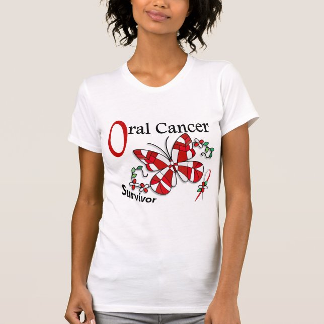 T-shirt Cancer oral du survivant 6 (Devant)