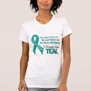 T-shirt Cancer ovarien pour le chaque ..... je porte