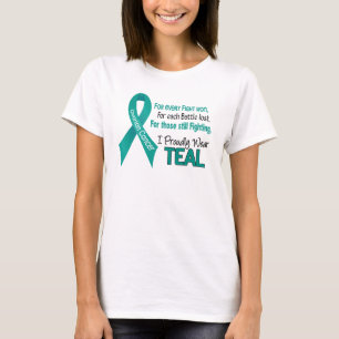 T-shirt Cancer ovarien pour le chaque ..... je porte