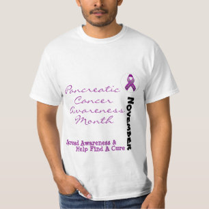 T-shirt Cancer pancréatique