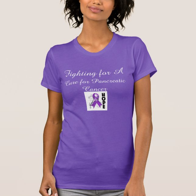 T-shirt Cancer pancréatique (Devant)