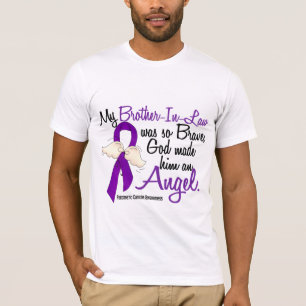 T-shirt Cancer pancréatique de beau-frère de l'ange 2