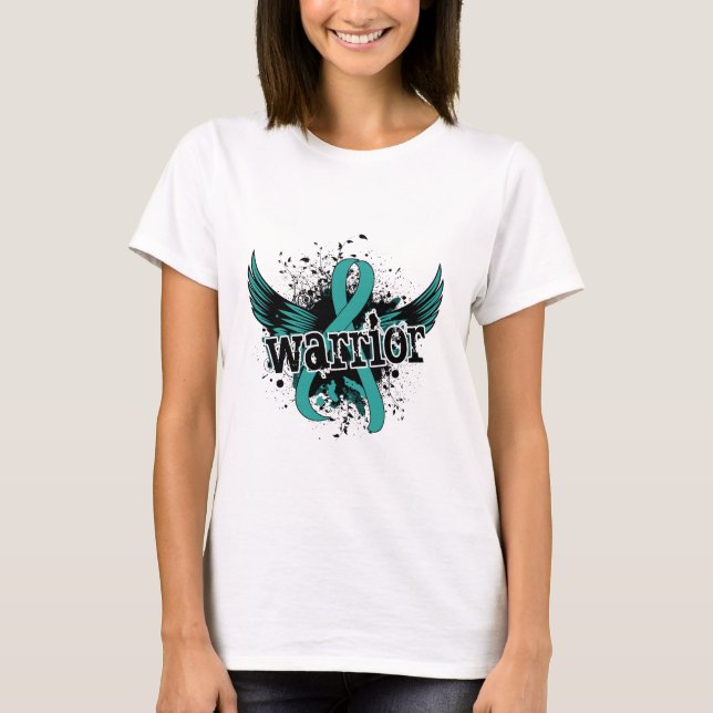 T-shirt Cancer péritonéal du guerrier 16 (Devant)
