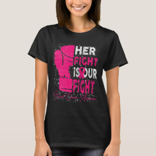 T-shirt Cancer Sa Lutte Est Notre Lutte Contre Le Cancer D
