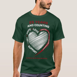 T-shirt Cancer Sans 25 ans Survivant Don multiple Myeloma