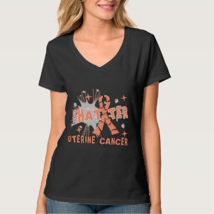 T-shirt Cancer utérin d'éclat