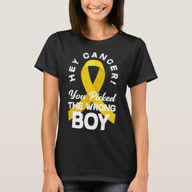 T-shirt Cancer Vous Avez Choisi Le Mauvais Garçon Cancer E (Devant)