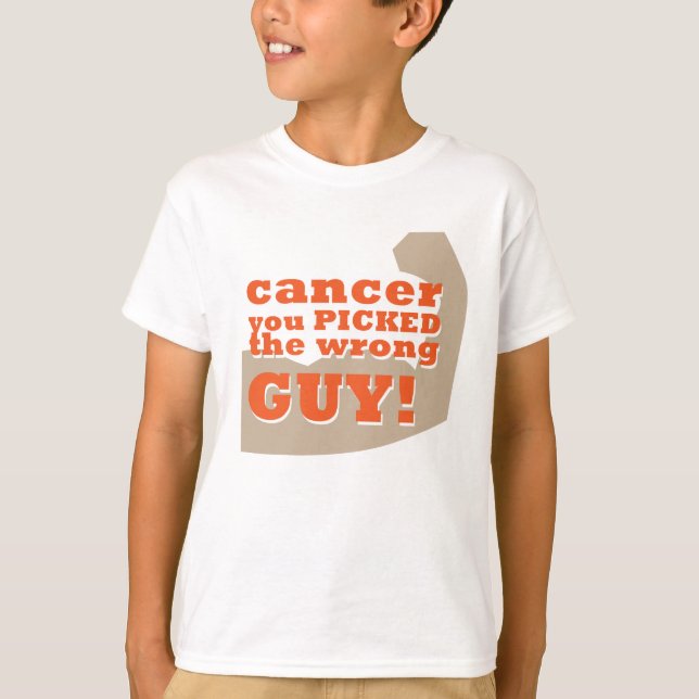 T-shirt Cancer vous avez sélectionné le type faux (Devant)