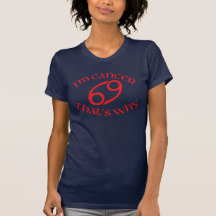 T-shirt Cancer zodiaque signe 21 juin - 22 juillet