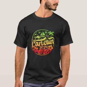 T-shirt Cancun 2024 Family Vacation Beach Matching Group T