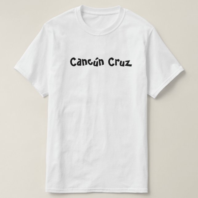 T-shirt Cancún Cruz (Design devant)