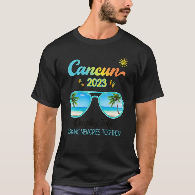 T-shirt Cancun Mexico Family Trip 2023 Outfit_9 (Devant)
