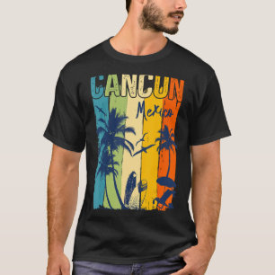 T-shirt Cancun Mexico Family Vacances Groupe de jumelage