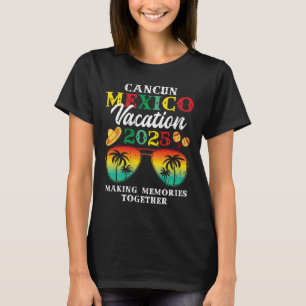 T-shirt Cancun Mexico Vacation 2025 Trip Beach Corresponda