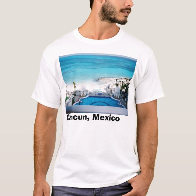 T-shirt Cancun, Mexique (Devant)
