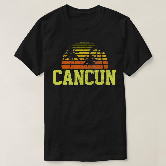 T-shirt Cancun Mexique (Design devant)