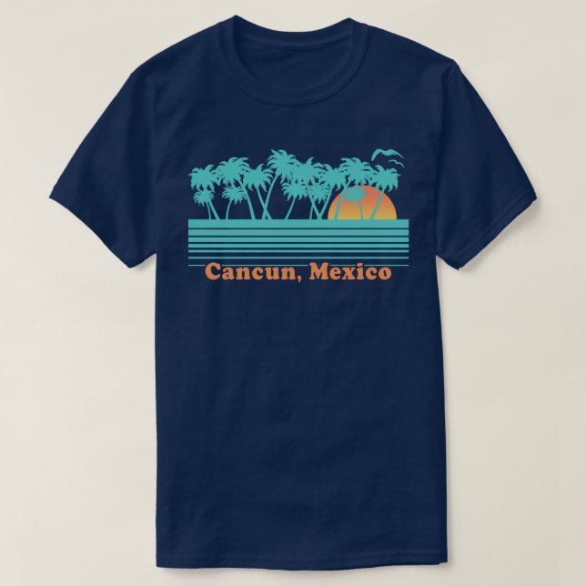 T-shirt Cancun Mexique (Design devant)
