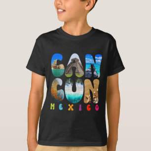 T-shirt Cancun Mexique 2025 Vacation Beach Matching Famill