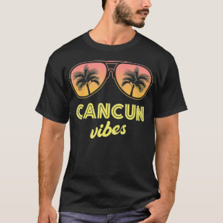 T-shirt Cancun Summer Vibes Beach Vacances en famille 2022