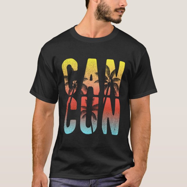 T-shirt Cancun Vacances (Devant)