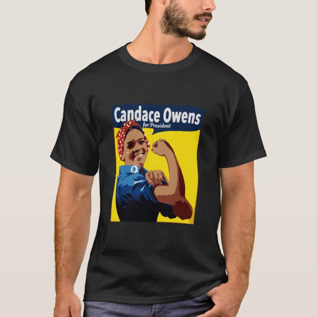 T-shirt Candace Owens Pour Président 2024 (Devant)