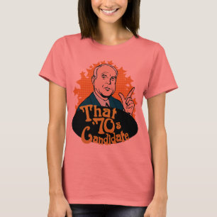 T-shirt candidat des années 70