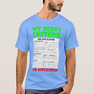 T-shirt Candidature drôle et effrayante de costume d'Hallo