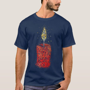 T-shirt Candle Advent Wreath Advent Noël Noël Noël Noël No