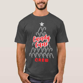 T-shirt Candy Cane Crew Christmas Sweets Family Matching C