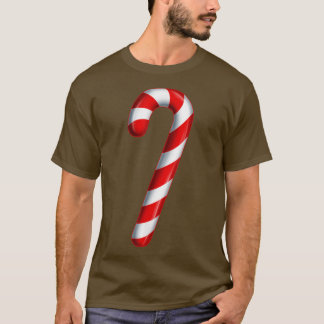 T-shirt Candy Cane Merry and Bright Red and White Candy Sw