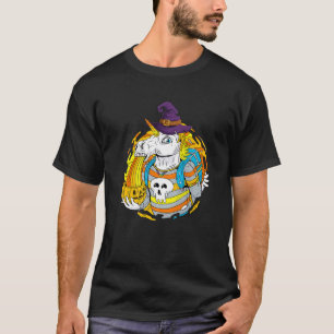 T-shirt Candy Corn Unicorn Citrouille Et Rainbows Hallowee