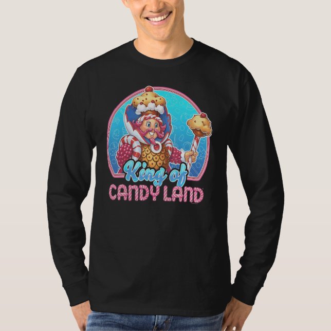 T-shirt Candy Land Roi de Candy Land Portrait (Devant)