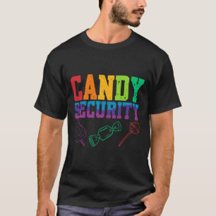 T-shirt Candy Sécurité Candyland Halloween Costume Enfants