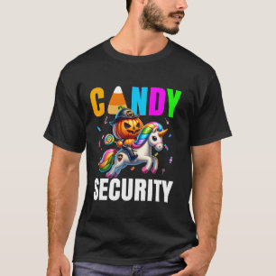 T-shirt Candy Sécurité Fantôme Citrouille Halloween Papa M
