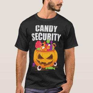 T-shirt Candy Sécurité Parents Costume d'Halloween 3
