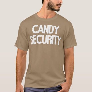 T-shirt Candy Security Drôle Costume de parents d'Hallowee
