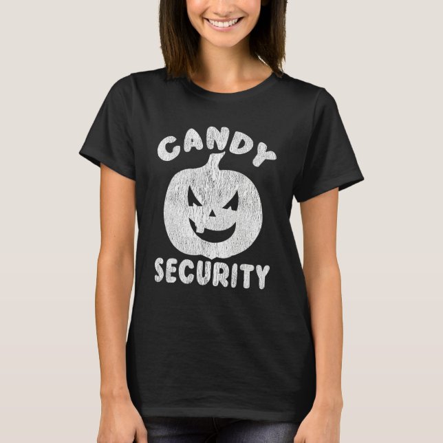 T-shirt Candy Security  Halloween  1 (Devant)