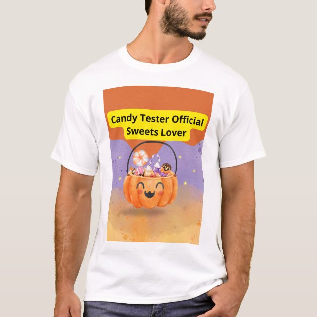 T-shirt Candy Tester Official Sweets Lover (Devant)