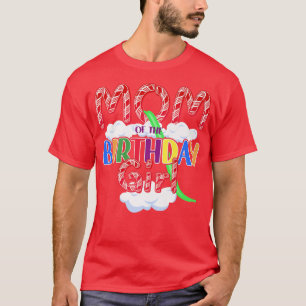 T-shirt Candy Theme Maman de la fille d'anniversaire133