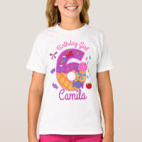 Candyland Birthday Girl Sixième lollipop