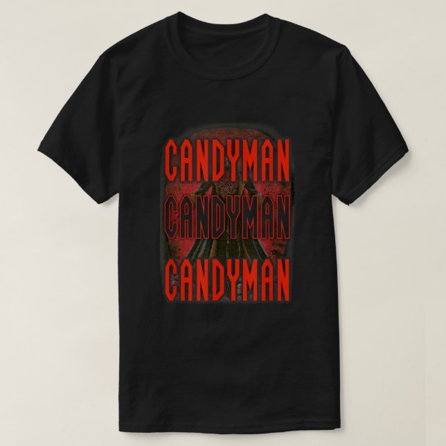 T-shirt Candyman Halloween Costume For Men Women Scary  (Design devant)