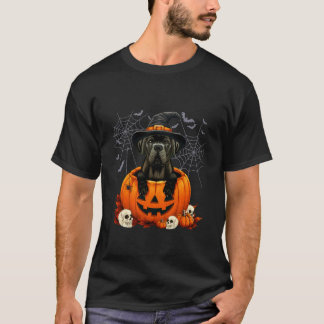 T-shirt Cane Corso Citrouille Halloween Thanksgiving Homme
