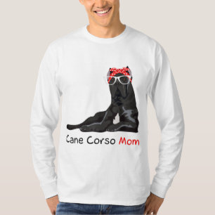 T-shirt Cane Corso Maman Bandana Femmes Cane Corso Chien