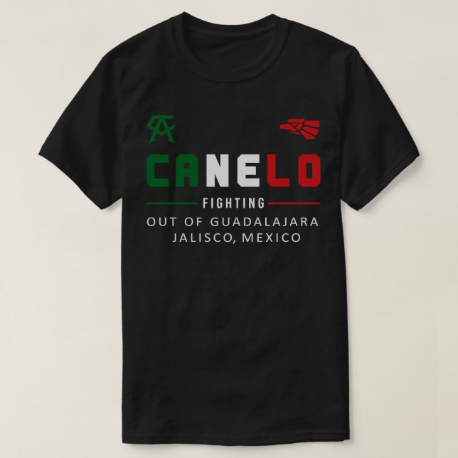 T-shirt Canelo Alvarez Guadalajara Jalisco Mexique (Design devant)